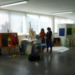 Ausstellung vom Atelier Farbäfroh am Jäggi Jubiläum